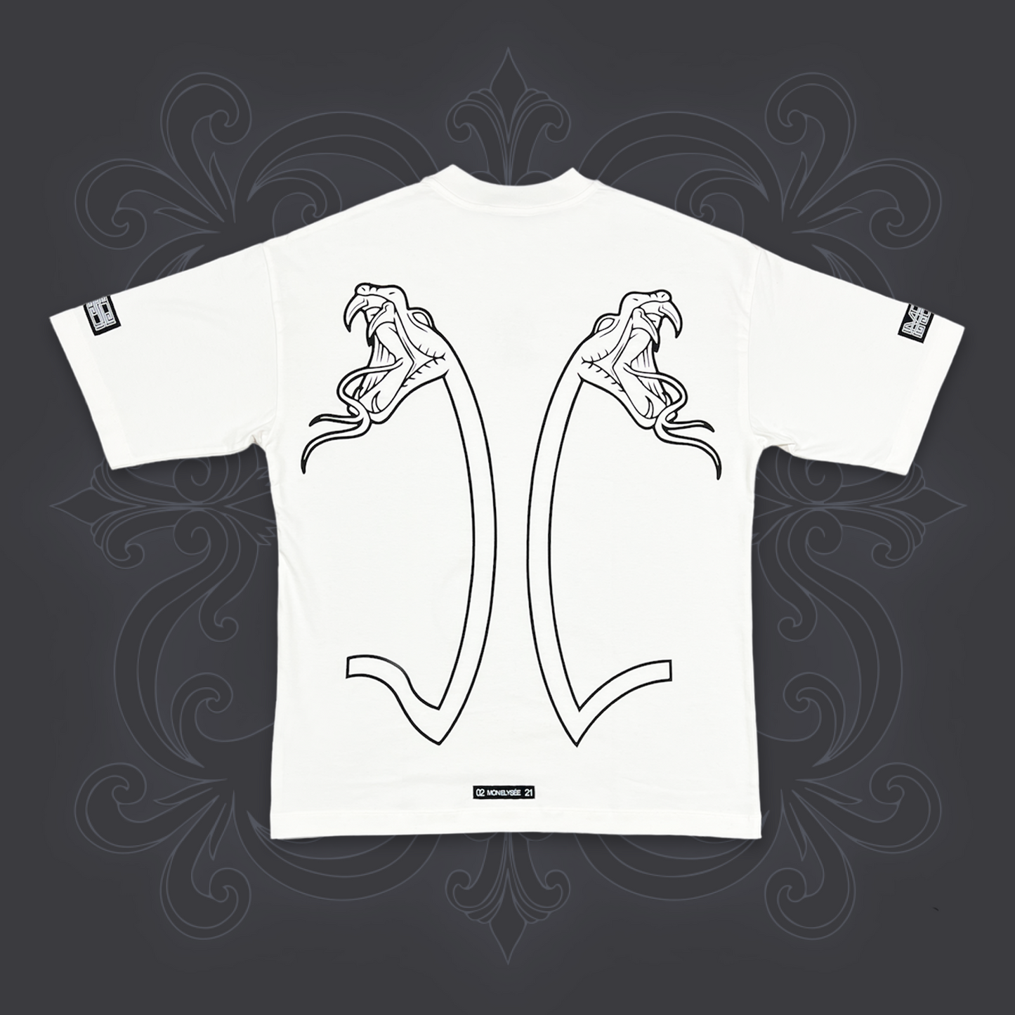 Snake Merged Tee - White Version