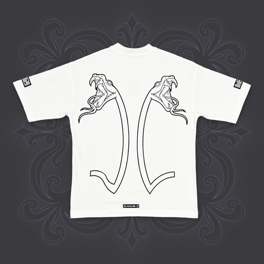 Snake Merged Tee - White Version