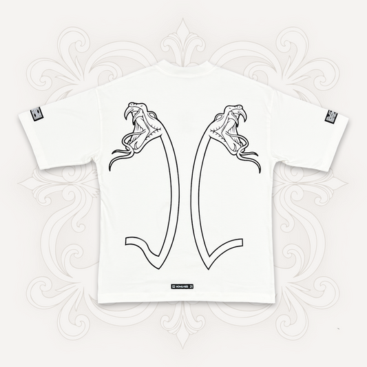 Snake Merged Tee - White Version