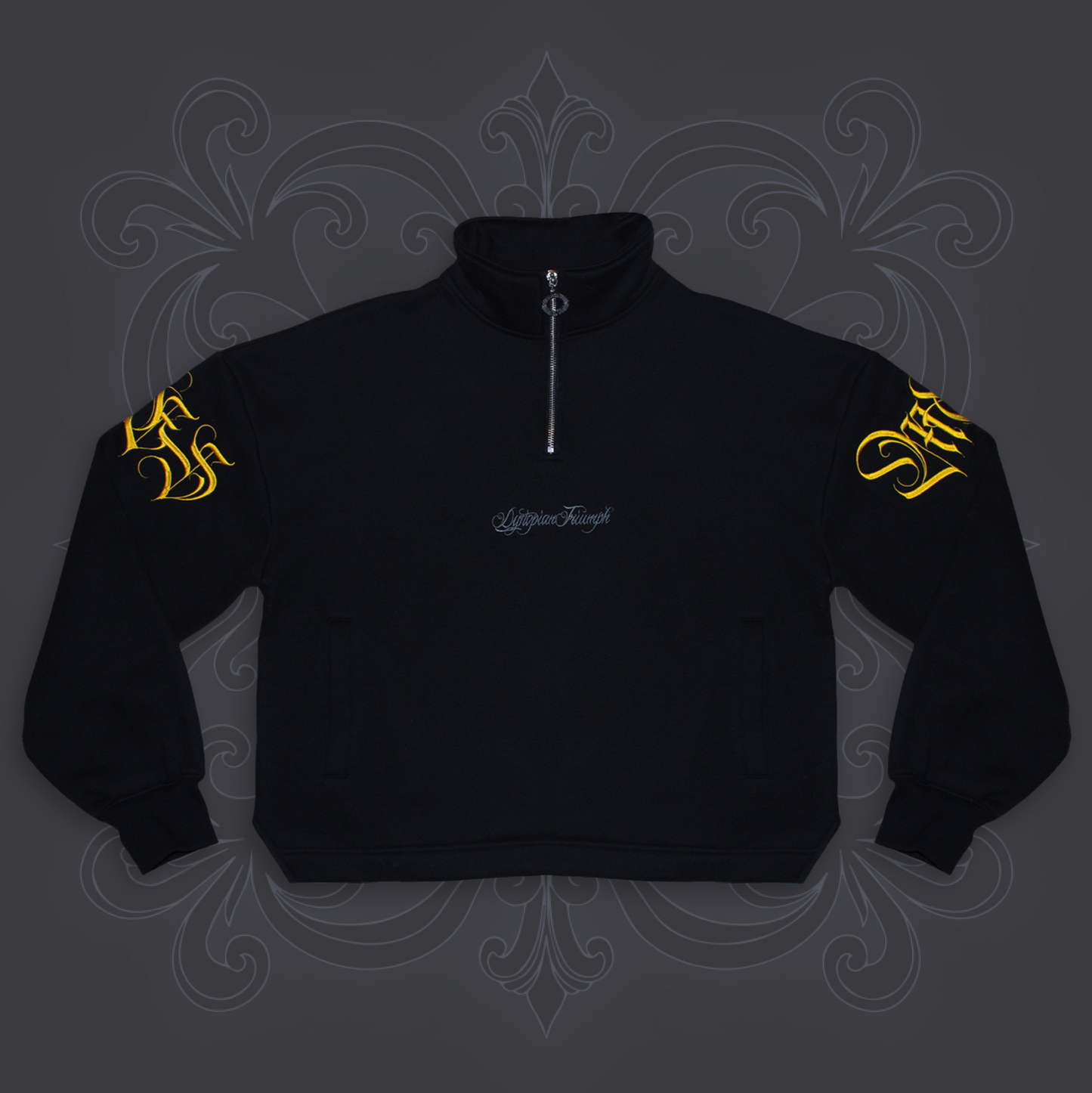 Dis-Triumph Mock Neck - Sparkle Black Version