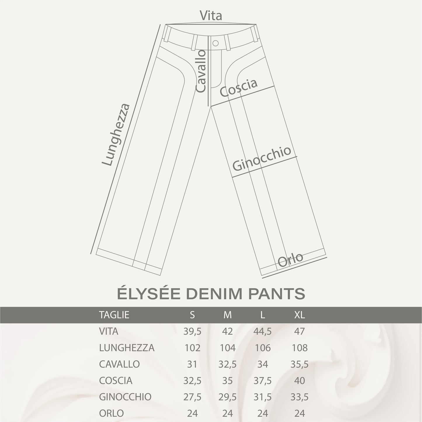 Élysée Denim Pants - Washed Blue Version