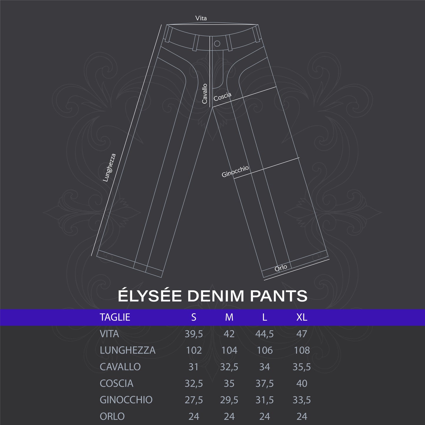 Élysée Denim Pants - Washed Black Version