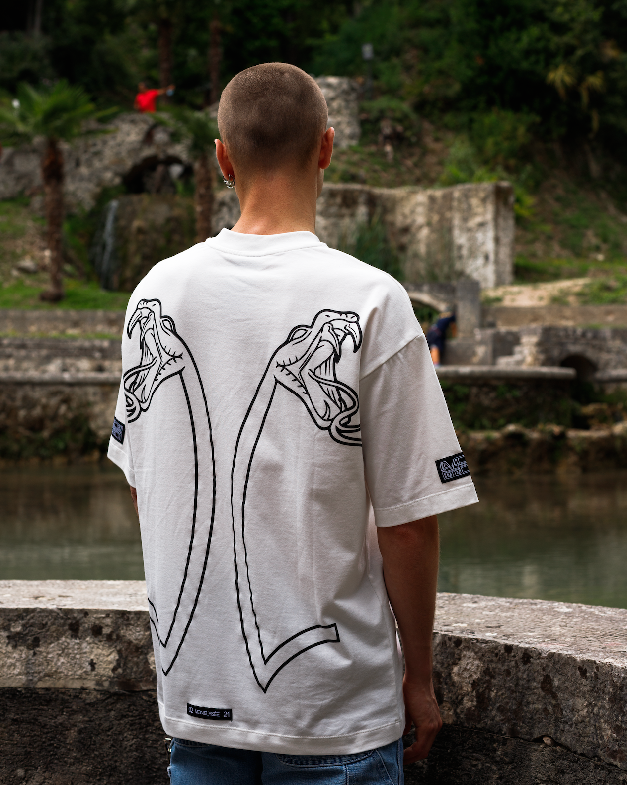 Snake Merged Tee - White Version