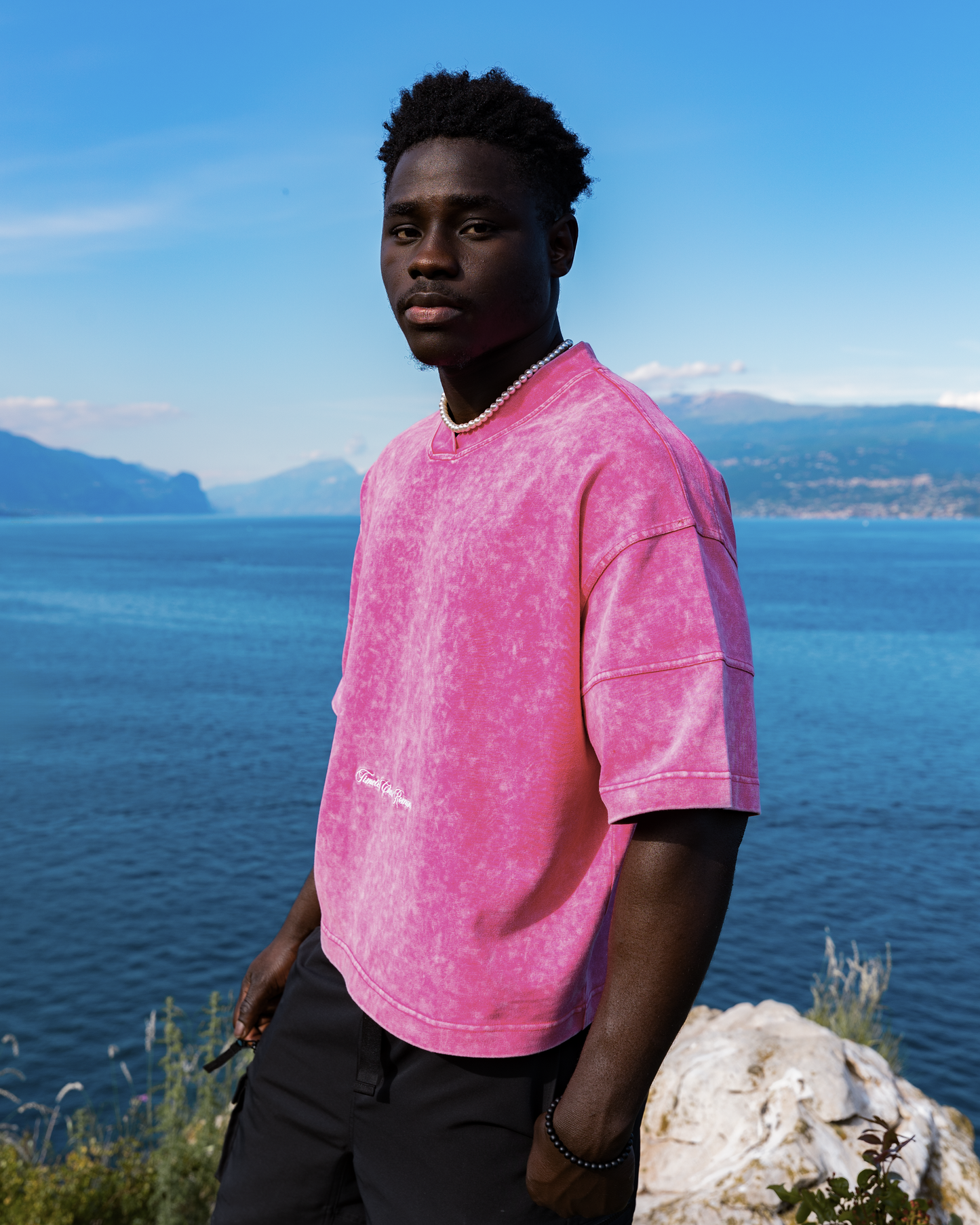 Timeless Tee - Marble Pink Version